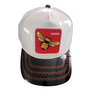 Goorin Bros The Farm Animal Trucker QUEEN BEE "THE RED QUEEN" Patent Capsule NEW